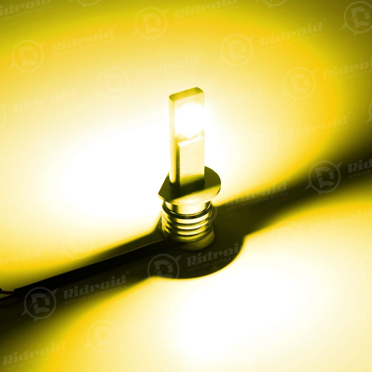 H1 LED Headlight Super Bright Bulb Kit 3000K Yellow 330000LM High Low Beam Light