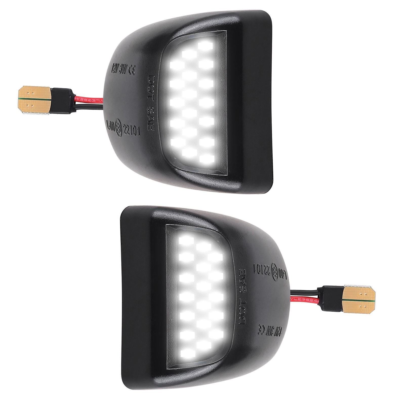 2x Bright White LED Tag License Plate Light Rear For Chevy Silverado 1500 99-13