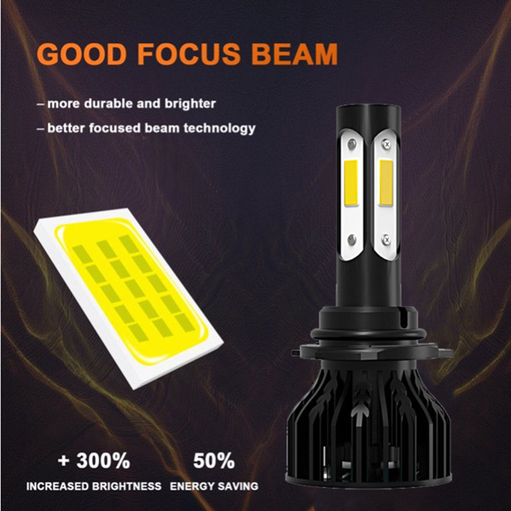 H11 9005 LED Headlights Bulb High Low Beam 140W Super Bright White 6500K