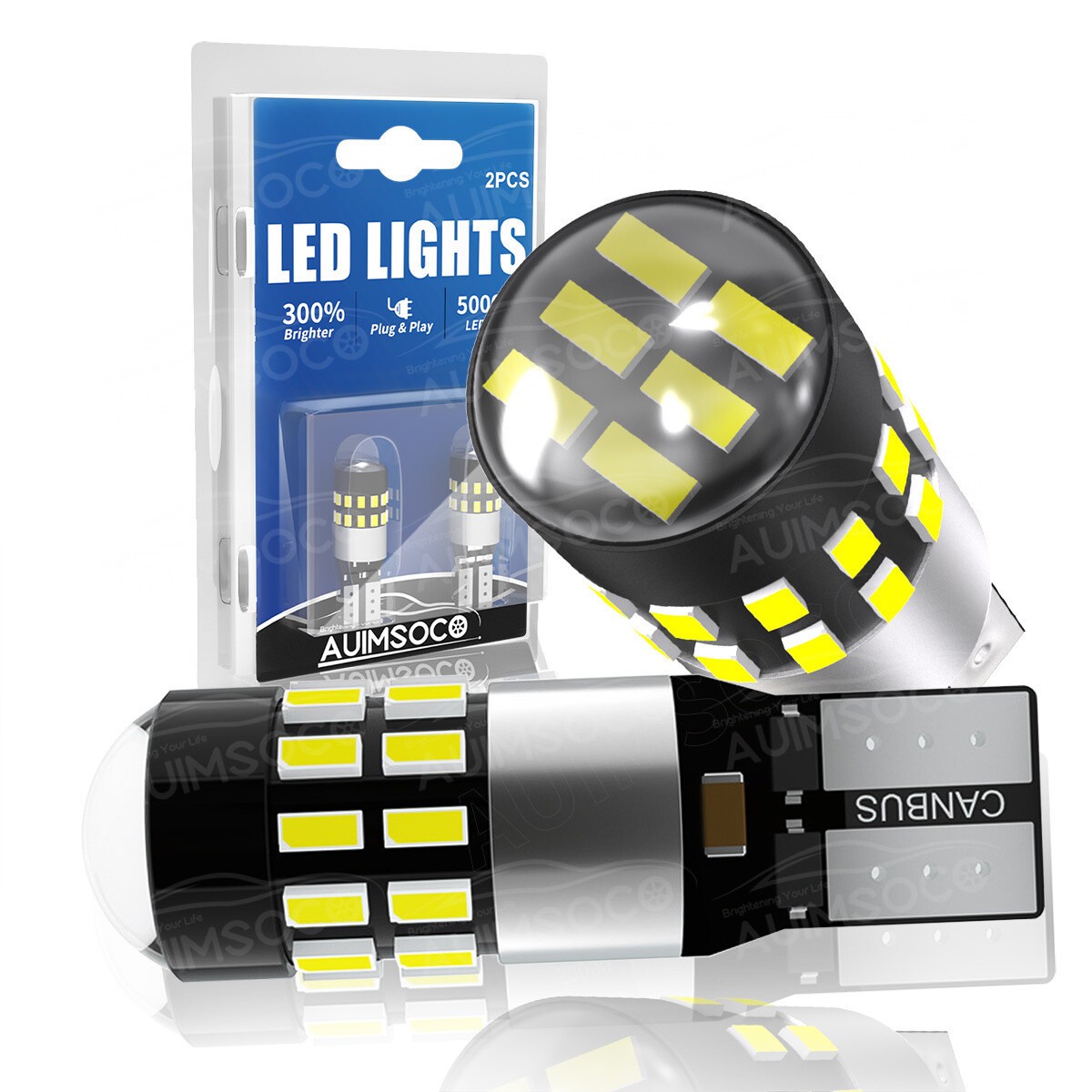 Pure White LED Inner Tail Light Bulbs Super Bright 2825 168 192 194 175 2821 T10