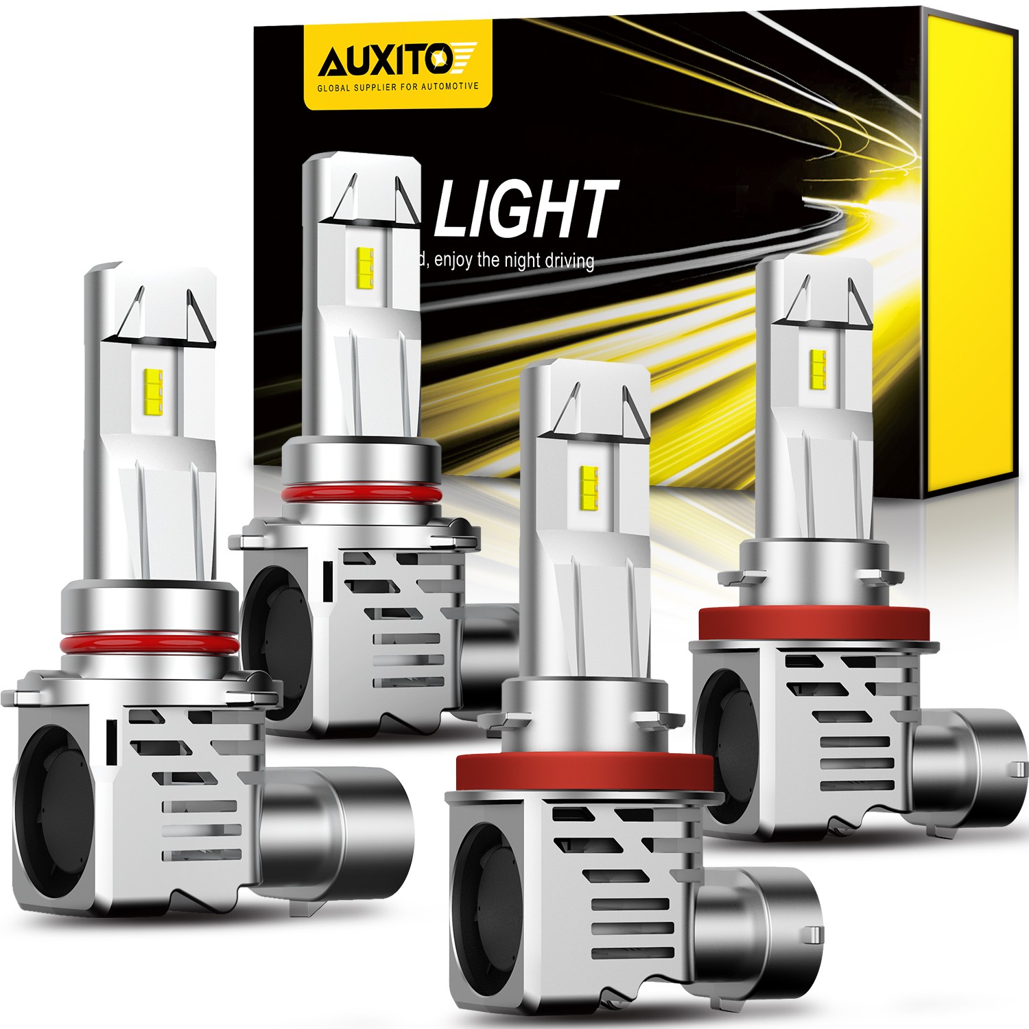 9005 H8 LED Headlight Combo White High/Low Beam Kit 60000lm 6500K Super Bright