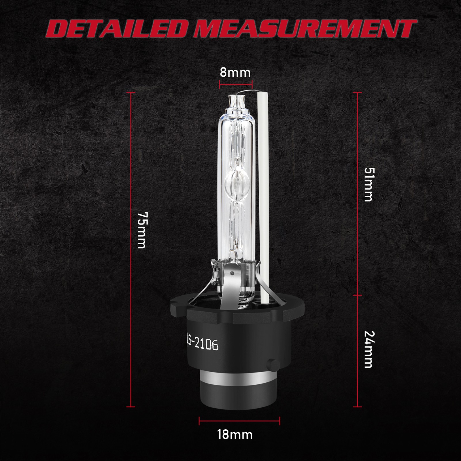 D2S For INFINITI EX35 2008-2012 HID Headlight Bulb Replace HID Xenon Super White