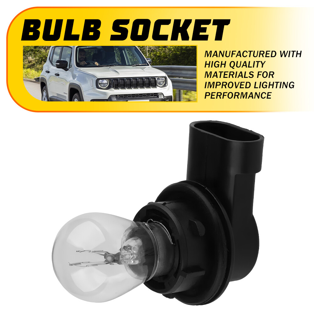 For 2014-2021 Jeep Renegade Front DRL Daytime Running Light Bulb Socket 3-Pin 2X