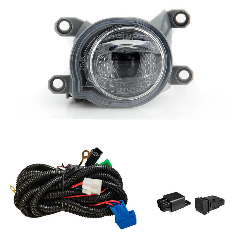 For 2019-2022 Toyota Corolla Hatchback Bumper LED Fog Lights Lamps w/Switch Set