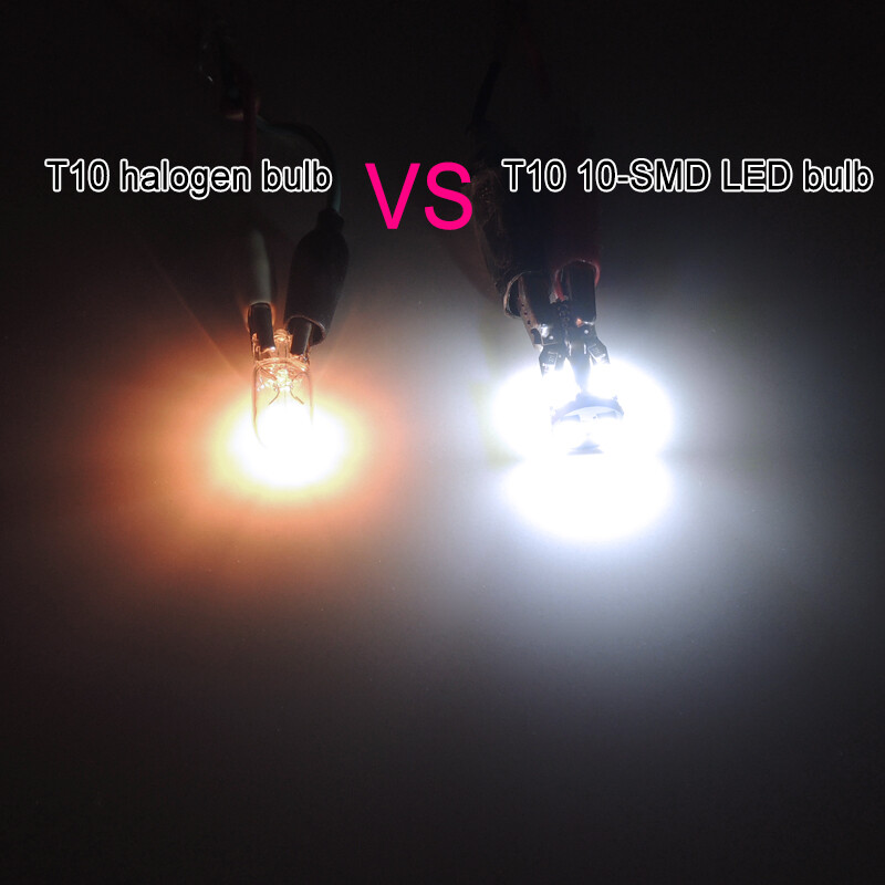 2 Xenon White 168 W5W LED License Plate Light Bulbs for Toyota Corolla 1998-2022