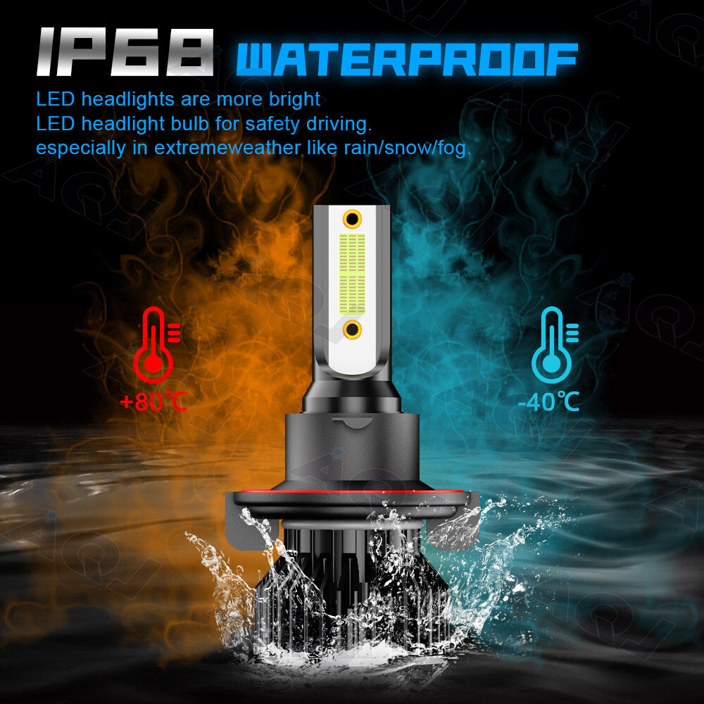 For Lincoln Mark LT Base Crew Cab Pickup 2006-2014 LED Headlight Fog Light Bulbs