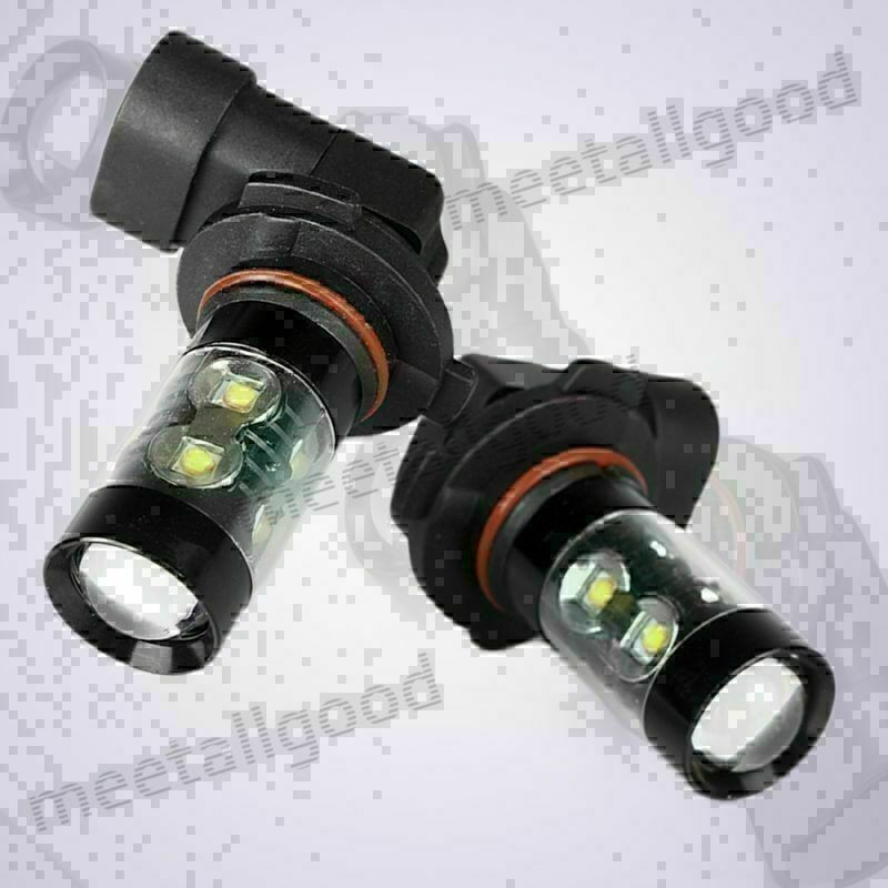 2pcs H10 50W 6000K Car LED Fog Daytime Driving Headlights Lamp Bulbs Cool White