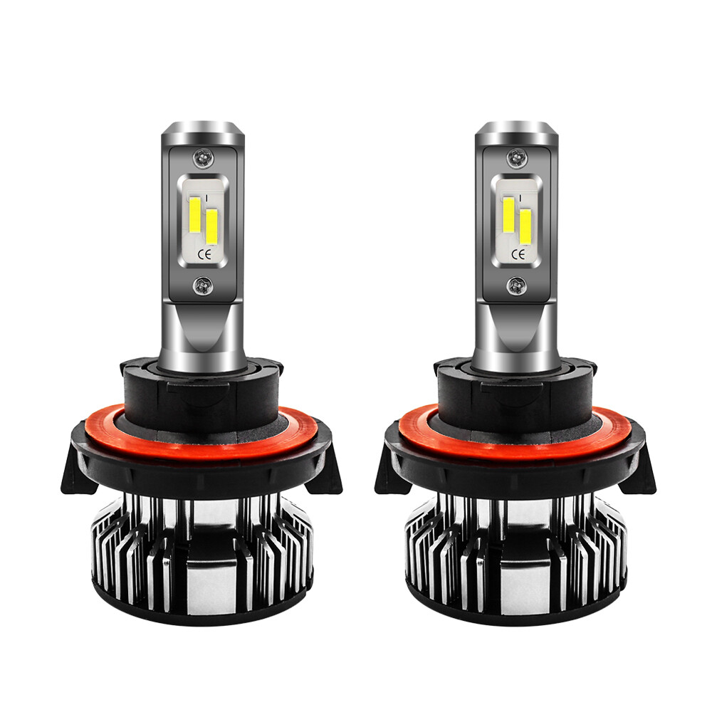 Alla Lighting TS-CR H13 Headlight Halogen Convert to Bright Pure White LED 6000K