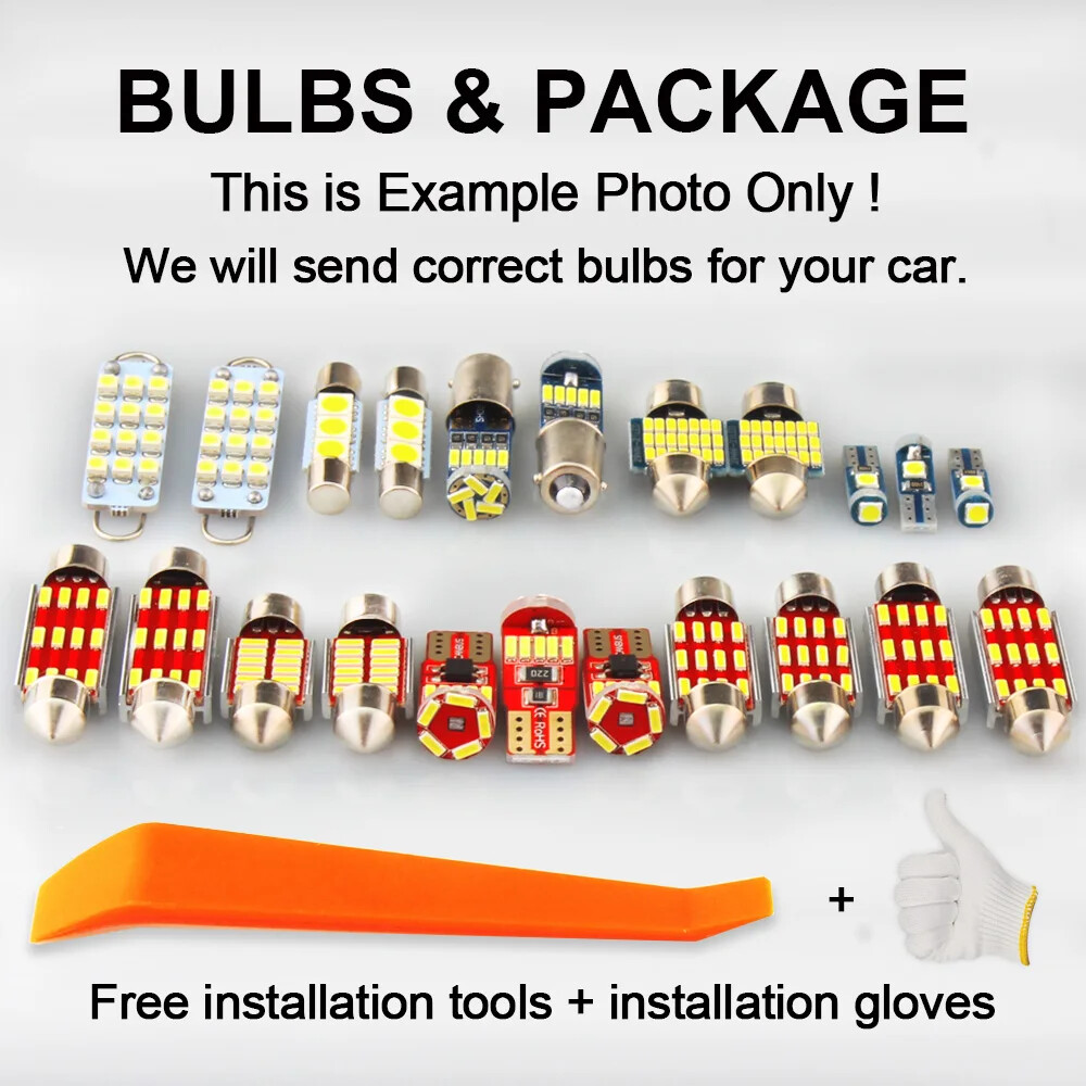 8Pcs Canbus LED Interior Dome Reading Light Kit For Isuzu D-Max Dmax 2002-2024