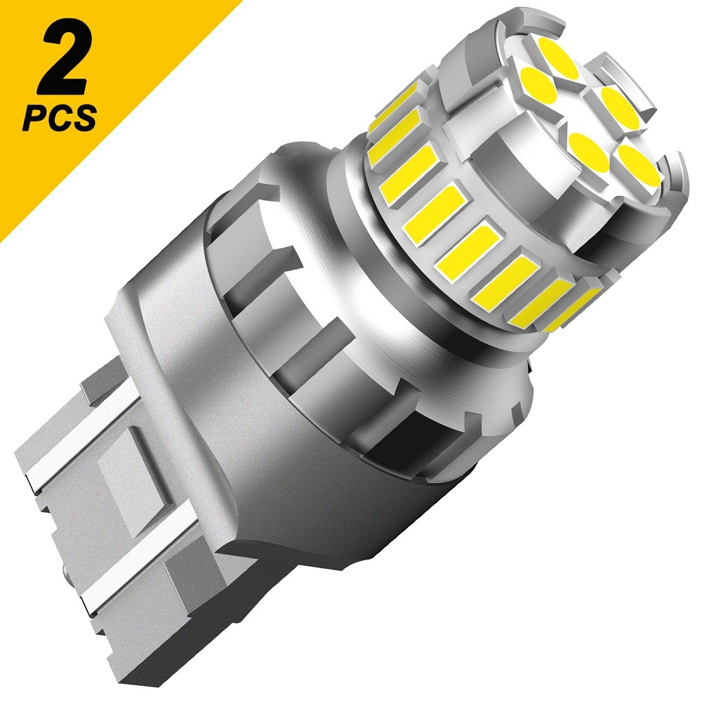 AUXITO 7443 7444 7440 LED Backup Reverse Light Bulb Bright 6500K White Canbus 2X