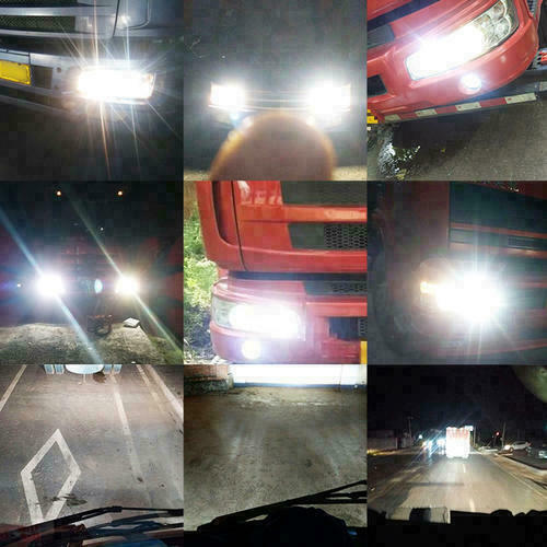 2PCS H3 LED Fog Driving Light Bulbs Conversion Kit Super Bright DRL 6000K White