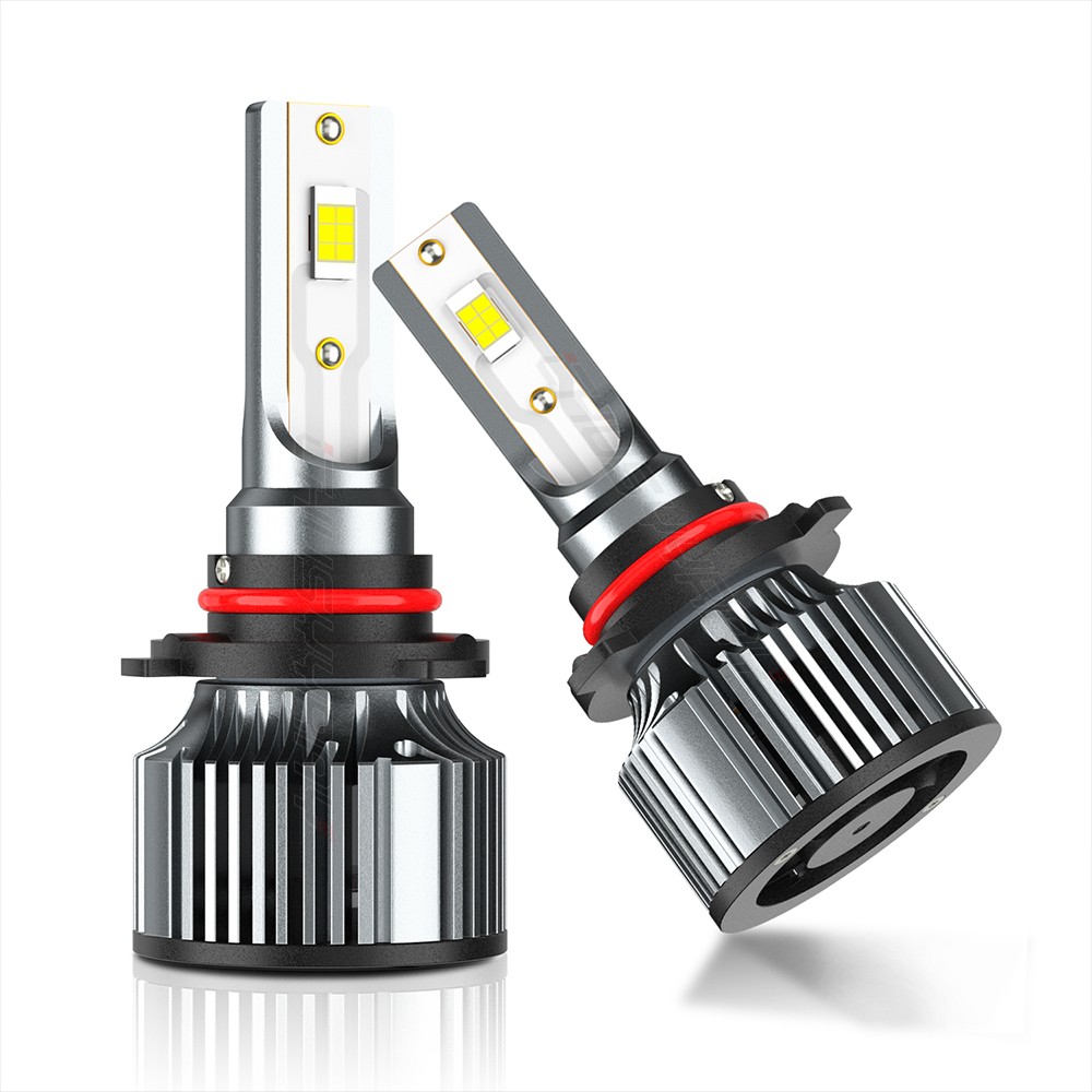 Front H11 9005 LED Headlight Bulbs Combo High Low Beam Super Bright Mini Size