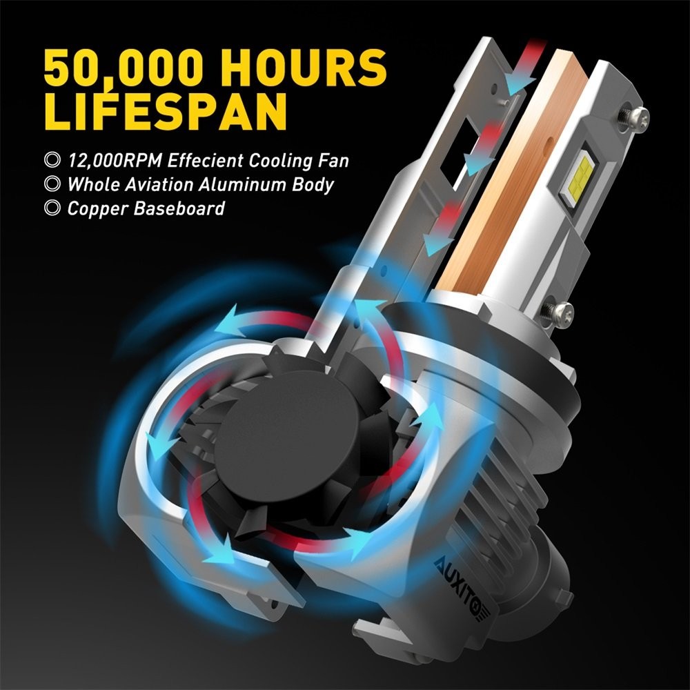H9 H11 20000LM LED Headlight Kit High Low Beam Bulbs for Buick Verano 2012- 2/4X