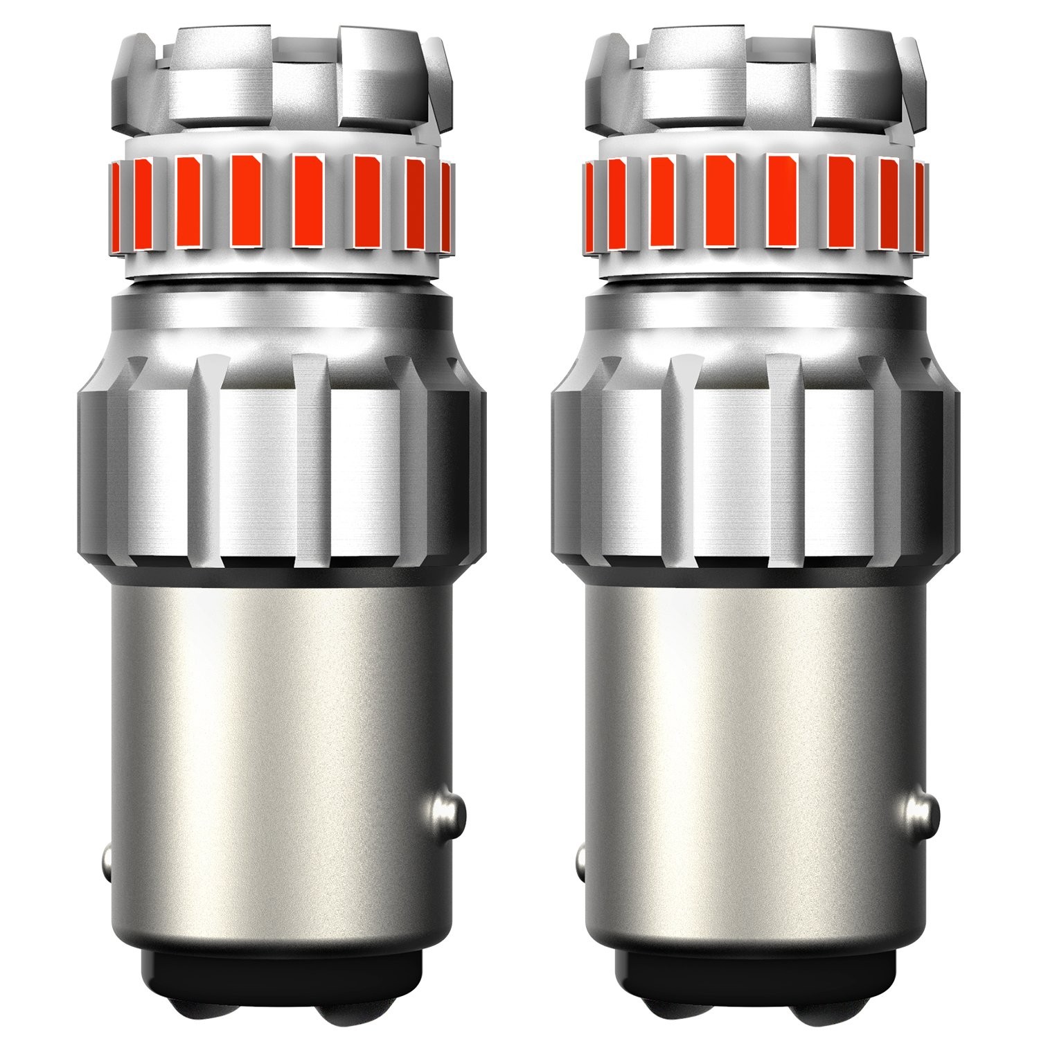 CANBUS 1157 LED Red Strobe Flash Brake Stop Tail Parking Light Bulb CANBUS
