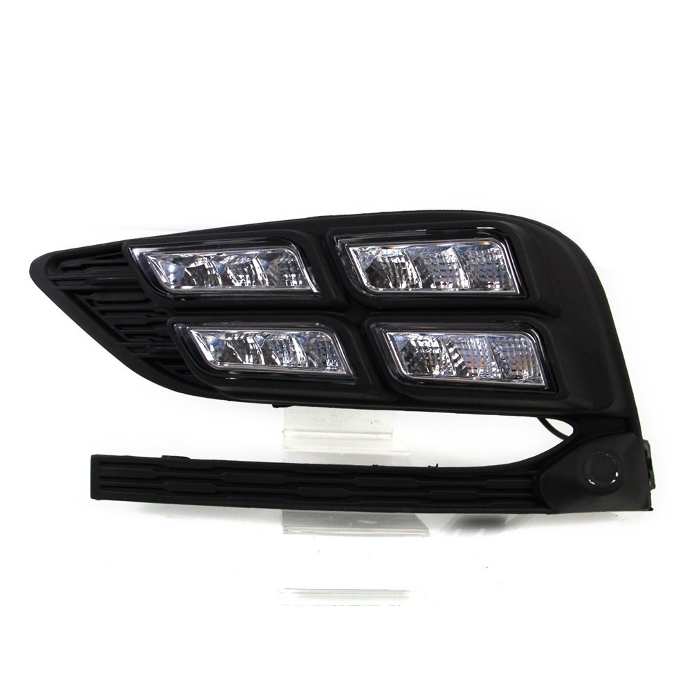 LED DRL Fog Lamp Daytime Running Light for Chevrolet Cruze 2016 2017 2018 W Turn