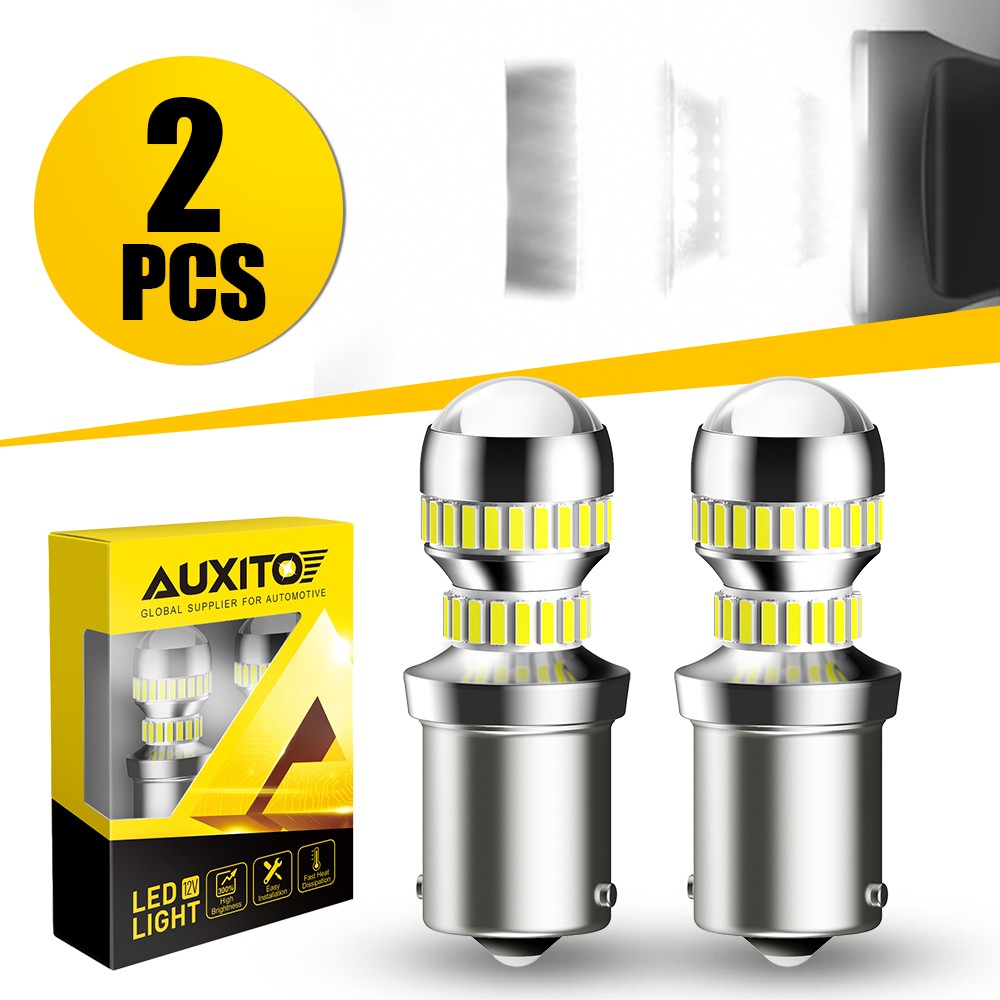 2-20 LED Reverse Parking Daytime Running Light Bulb White 6000K 1156 4014SMD 54H