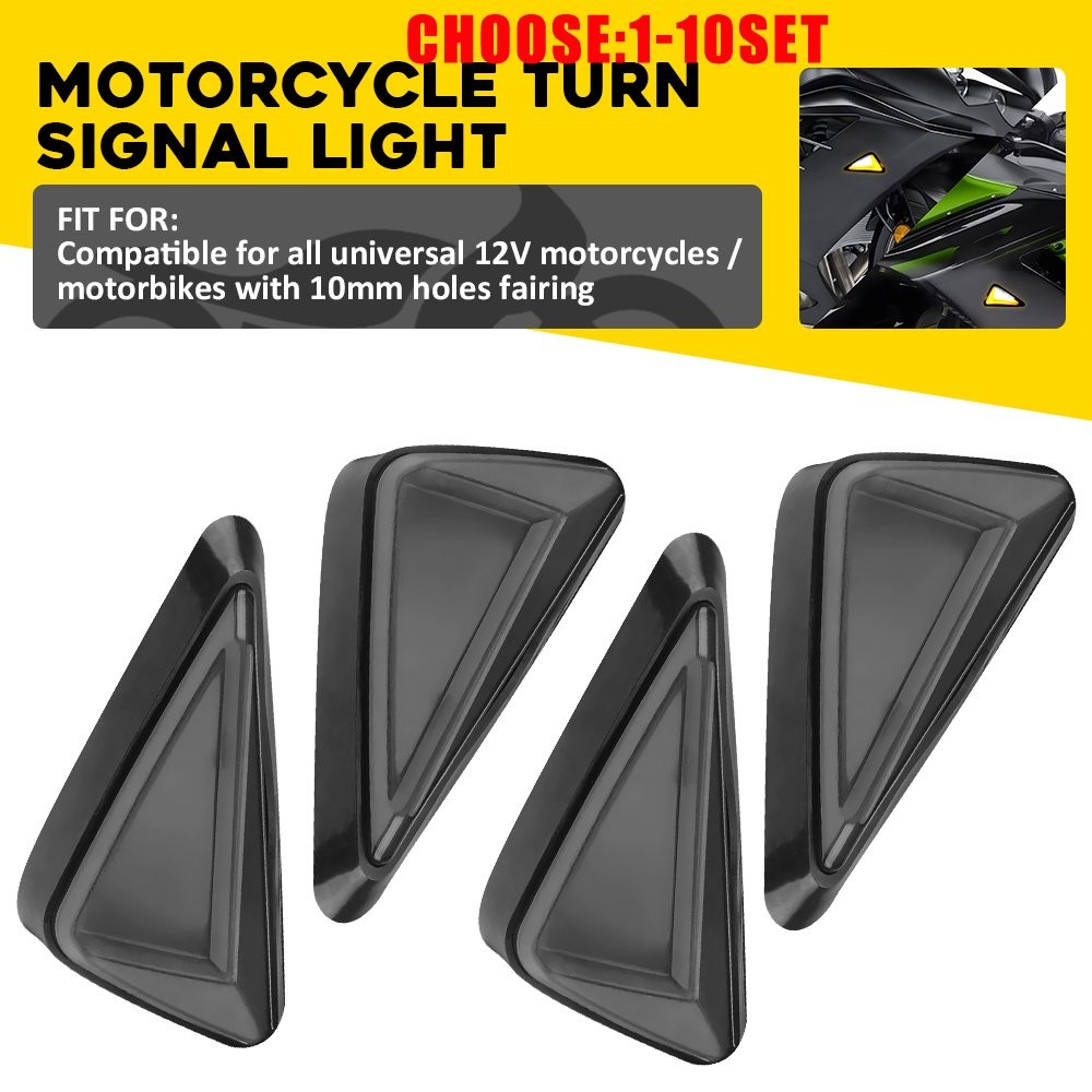 Indicator Turn Signal Light Smoke Flush Mount Blinker fit Yamaha YZF R1 R6 4-20X
