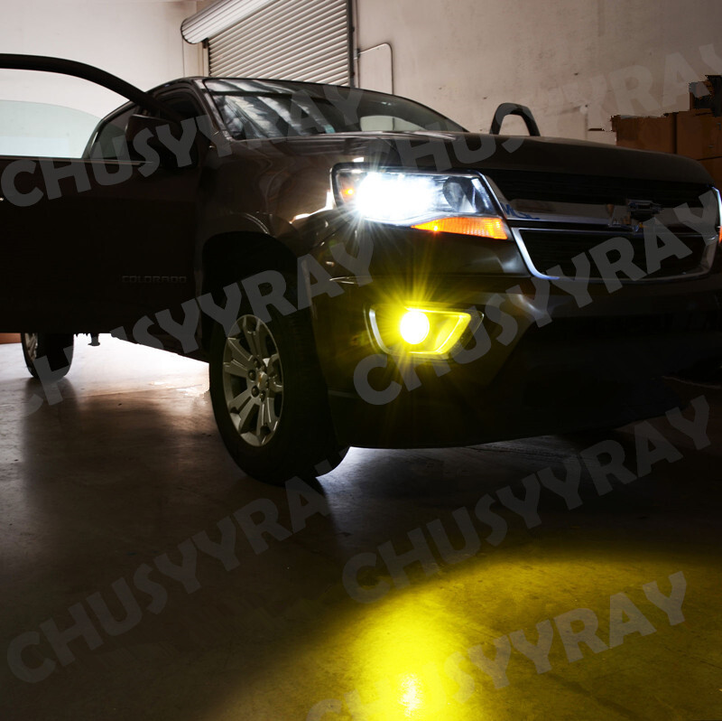 6x LED Headlight Hi+Lo+Fog Light For Jeep Grand Cherokee 1999-2010 6000K+3000K