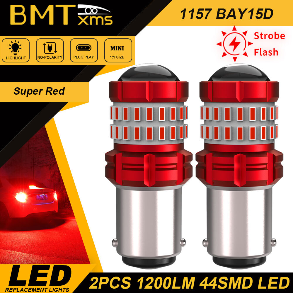 RED Flash LED Brake Stop Light 1157 for Hyundai Sonata Santa Fe 2001-19 Elantra
