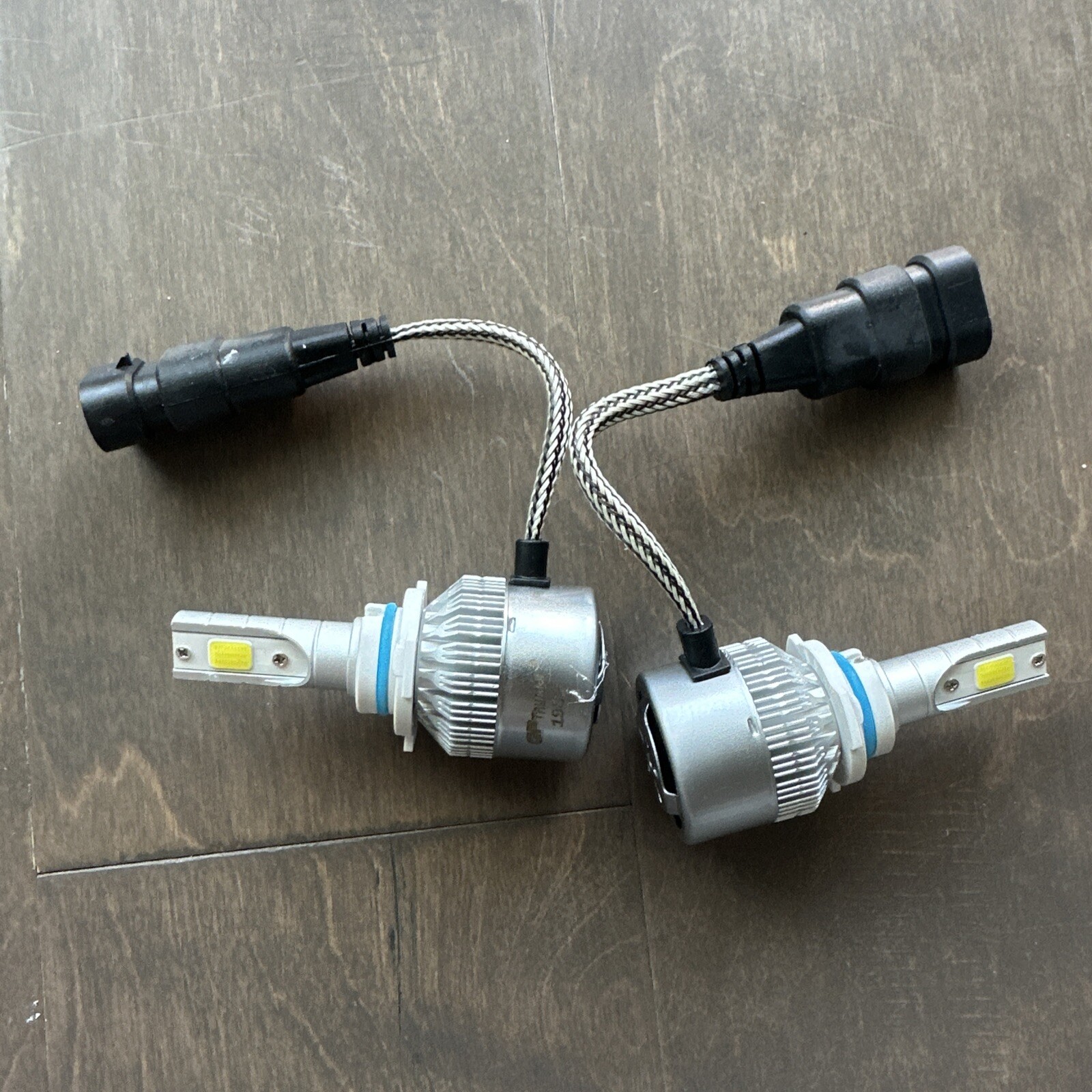 LED Headlight 6000K Super WHite DC 12-24V 40W 4000LM Standard Beam Set of 2