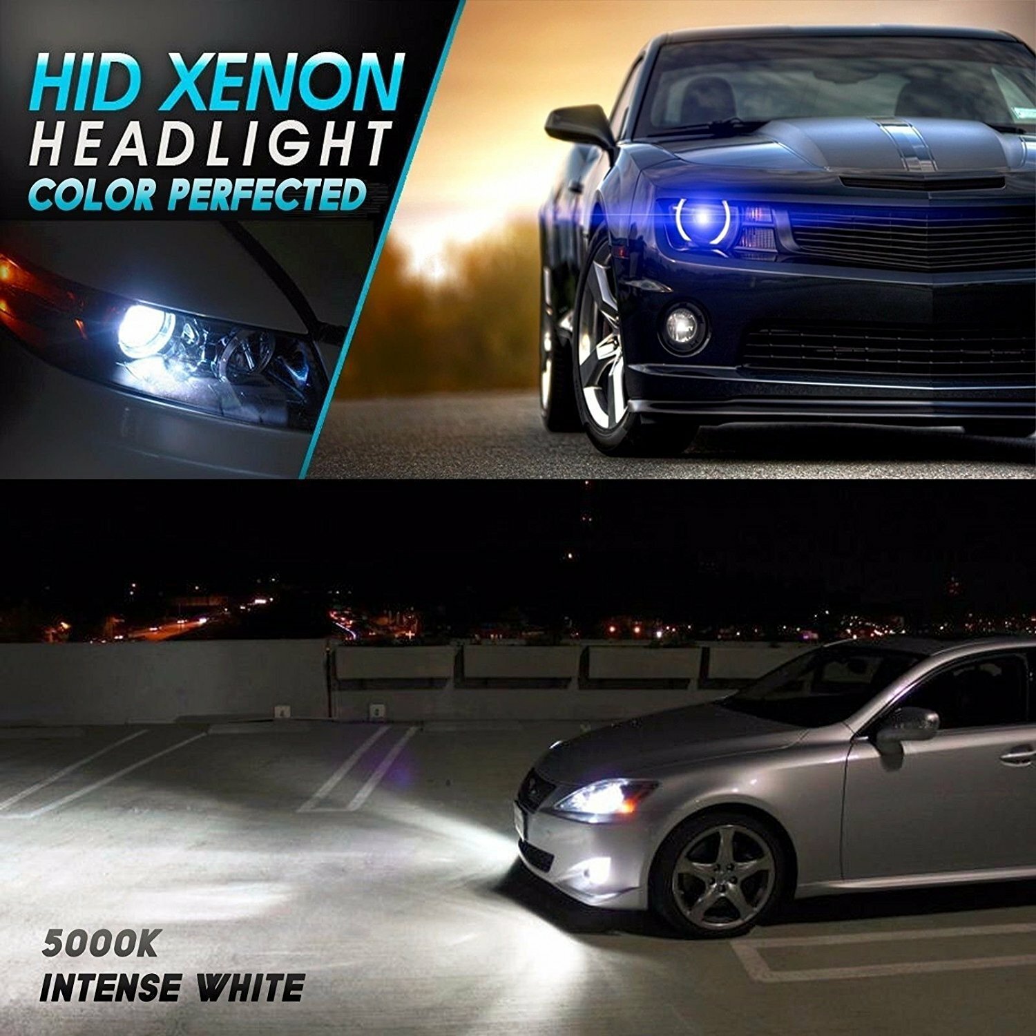 HID Xenon Conversion KIT Headlight Hi/Low Fog Light For 1992-2024 Toyota 4Runner