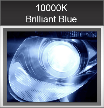 Autovizion Slim 55 Watts 9005 HB3 10000K Brilliant Blue HID Xenon Kit High Beam