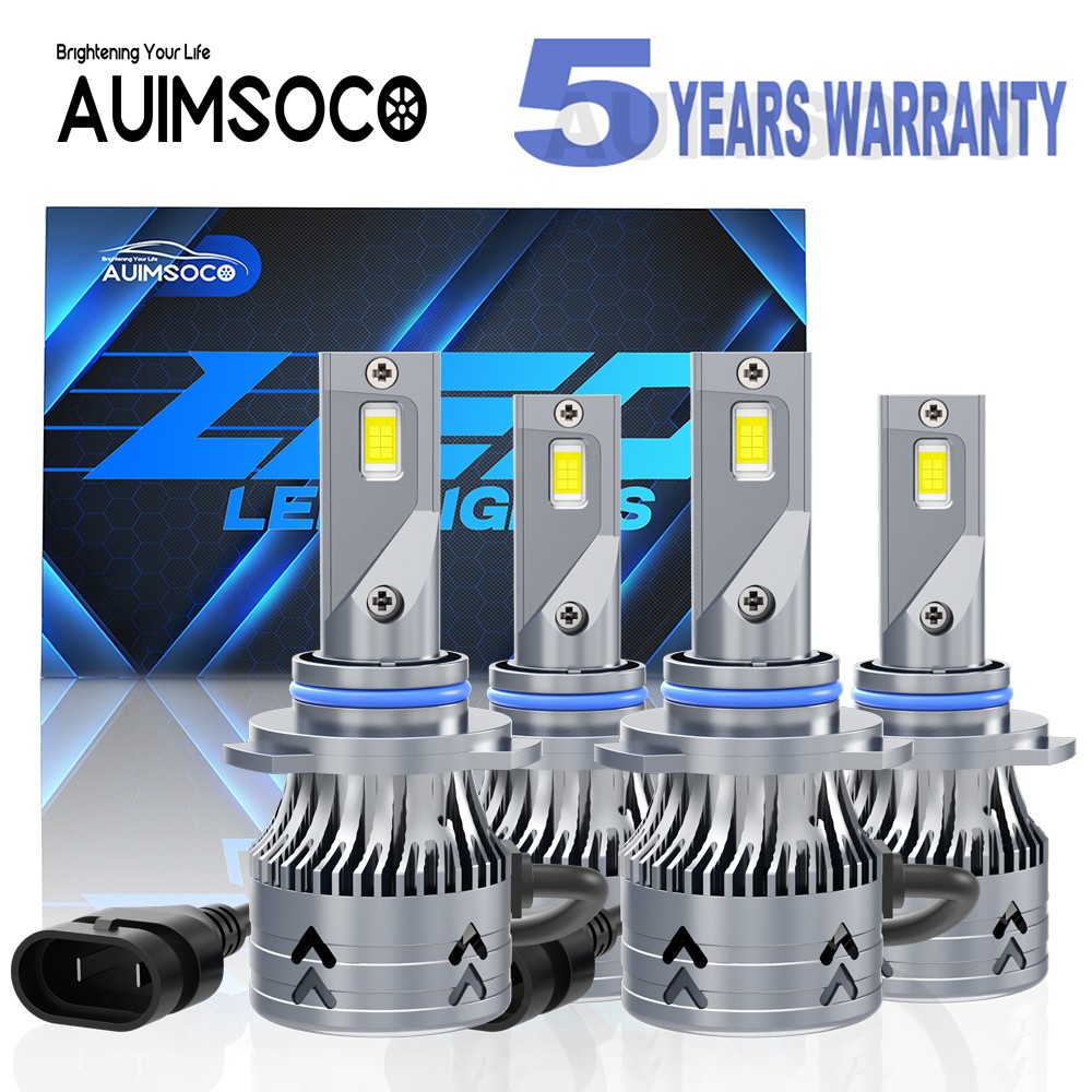 For Chevy Malibu Base / LS Sedan 1997-2003 LED Headlight Bulbs Pure White Bright