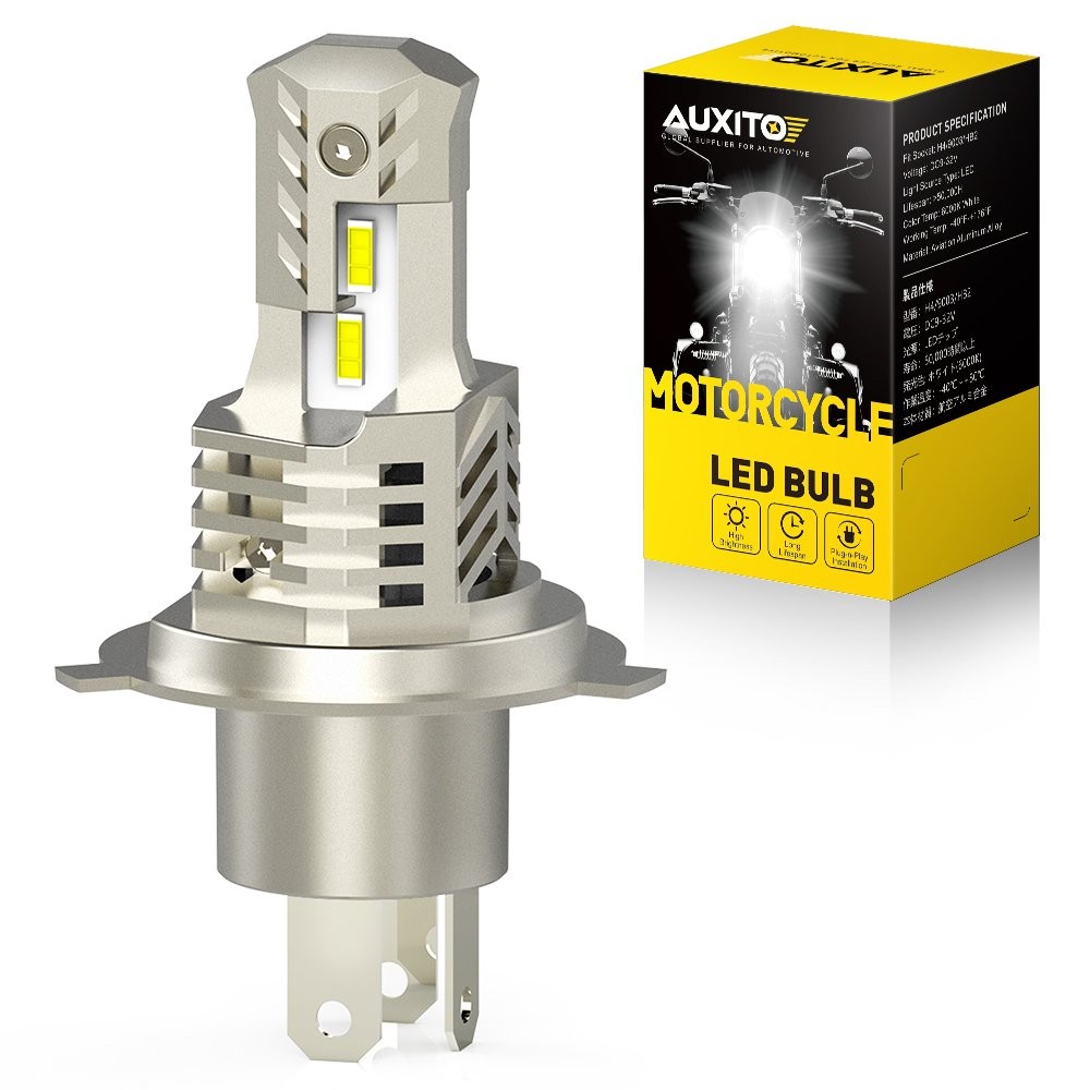 AUXITO H4 9003 LED Headlights High Low Beam Bulbs Conversion Kit 6500K White Y