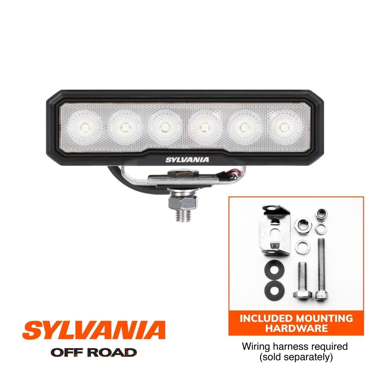 SYLVANIA Rugged 6 Inch Flood LED Light Bar – LIFETIME Limited Warranty | LED