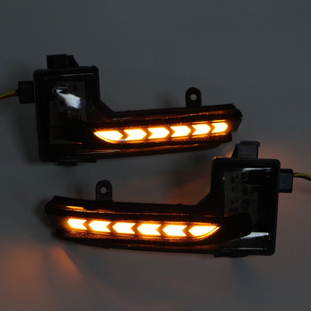 For Mazda 6 Atenza 2018-2020 LED Side Mirror Light with Turn Signal Smoke Lens