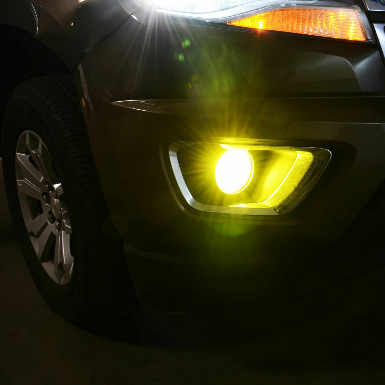 2 Pack H8 H11 LED Fog Light Bulbs 6000K 1200LM Brightness Waterproof Plug & Play