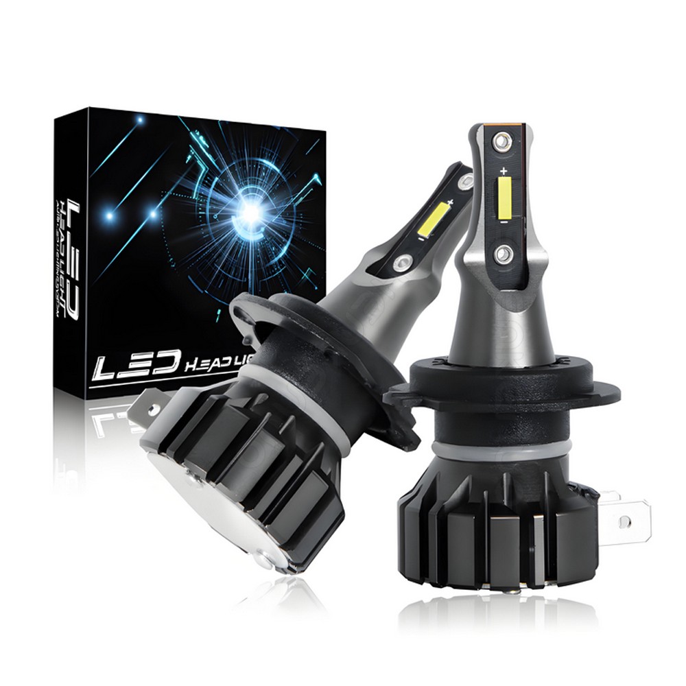 2x LED H7 Headlight Bulbs Light Kit High Low Beam 6000K Super White Bright
