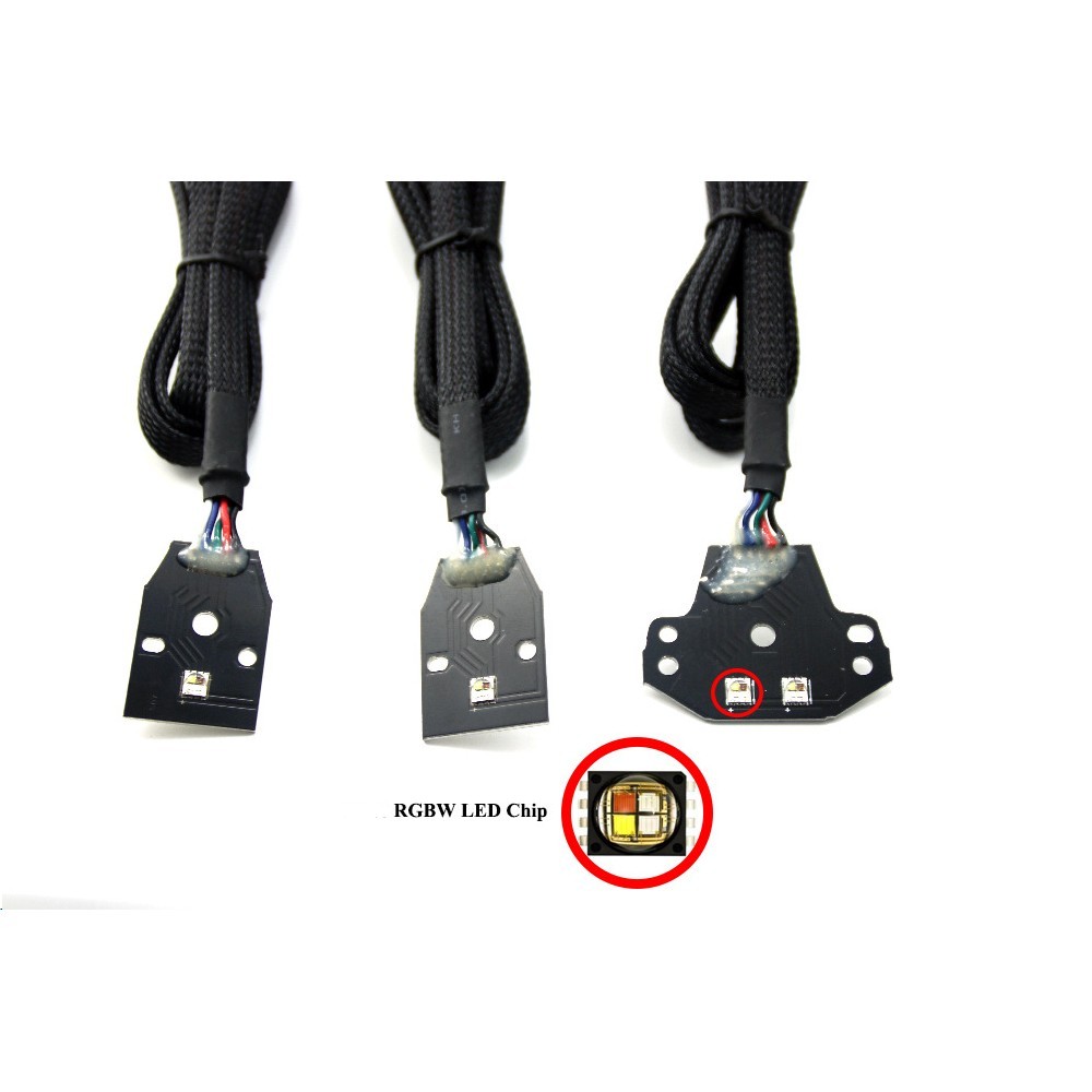 RGBW LED DRL Circuit Board Kit for 2015‑Up Dodge Charger C‑Ring Headlights App