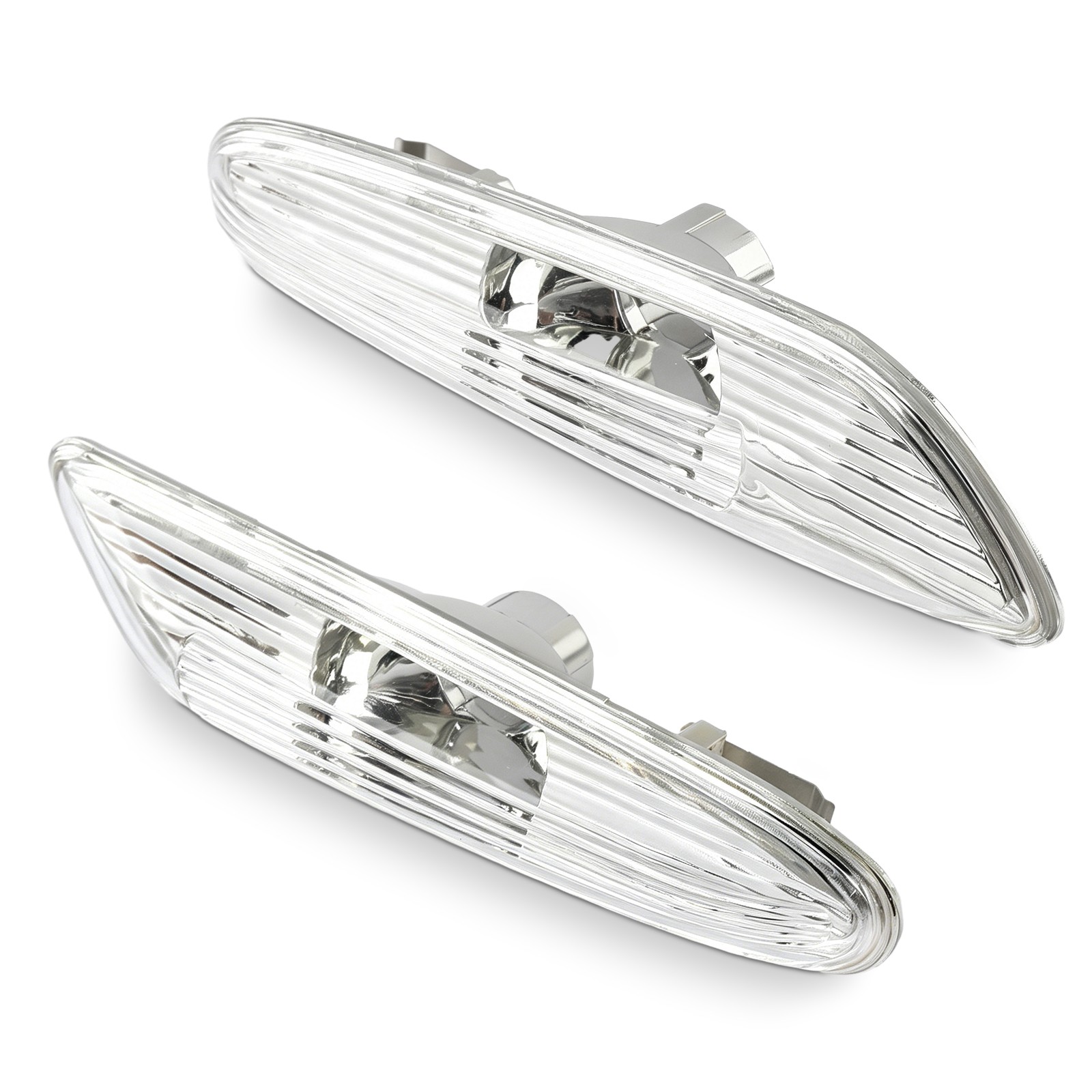 2x Clear Lens Amber LED Side Marker Light For BMW X1 E84 X3 E83 X5 E53