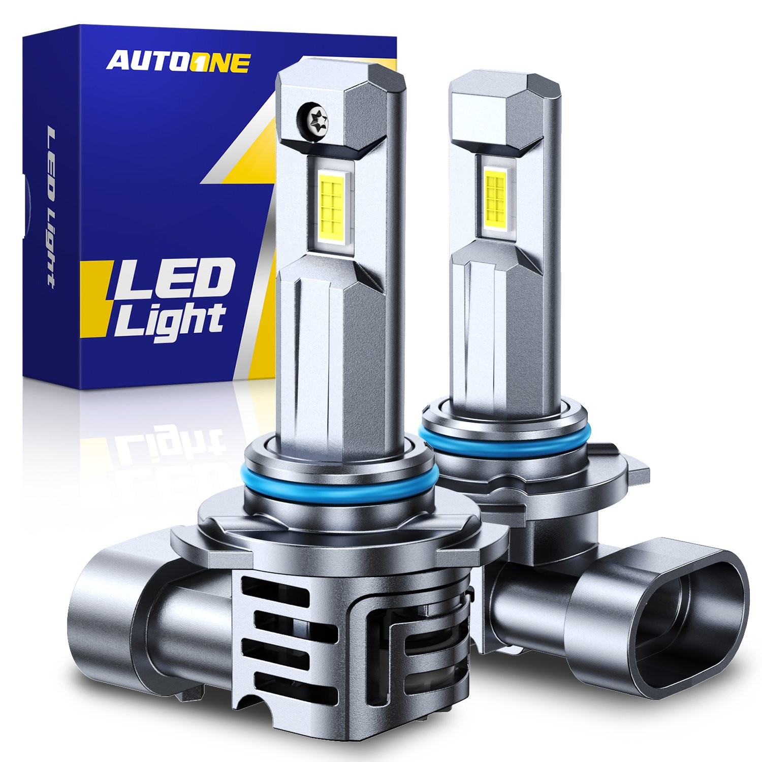 AUTOONE 9006 HB4 LED Front Fog Light Lamp Lamps Kit 24000LM 6500K Xenon White 2x