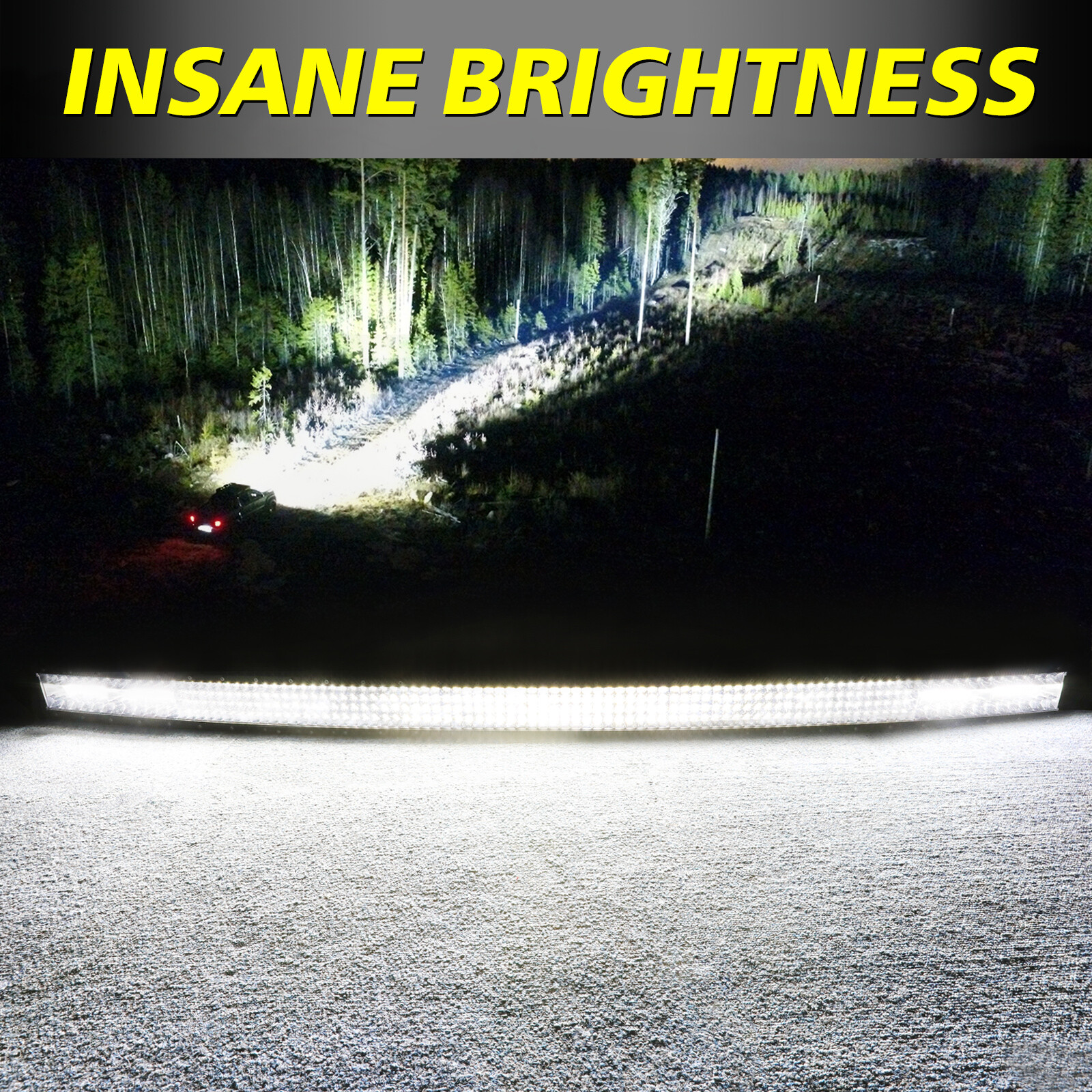 20″30″40″54″ LED Work Light Bar Driving Truck ATV Offroad For Jeep Wrangler JK