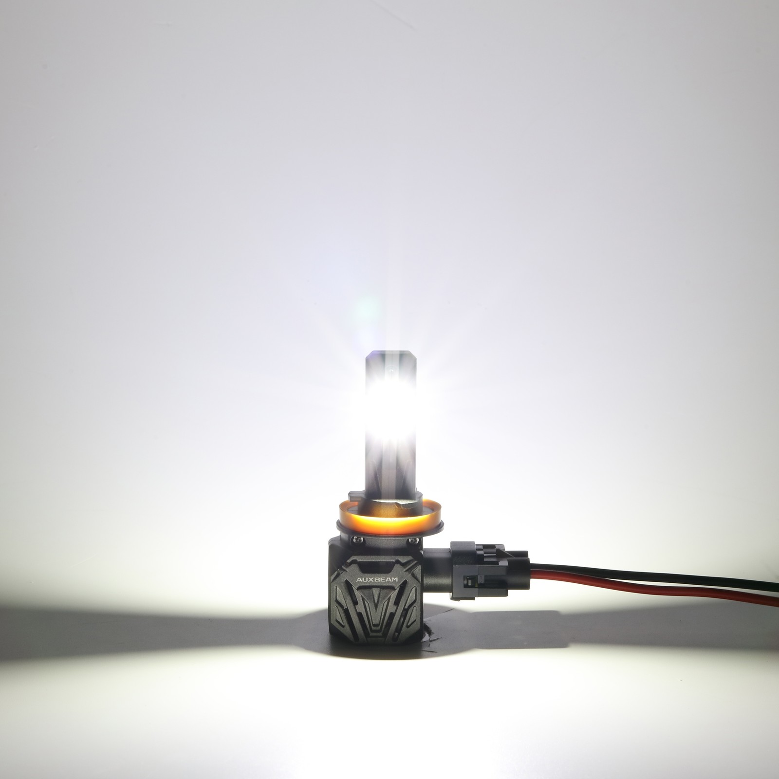 AUXBEAM H11 LED Headlight Kit Low Beam Bulbs Super Bright 6500K White 120W-60W