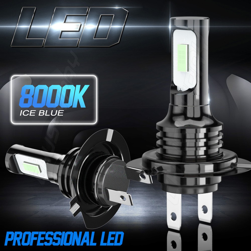 For Yamaha YZF-R6 2003-09 YZF-R1 2009-11 – 2x LED Headlight H7 Bulbs Blue 8000K