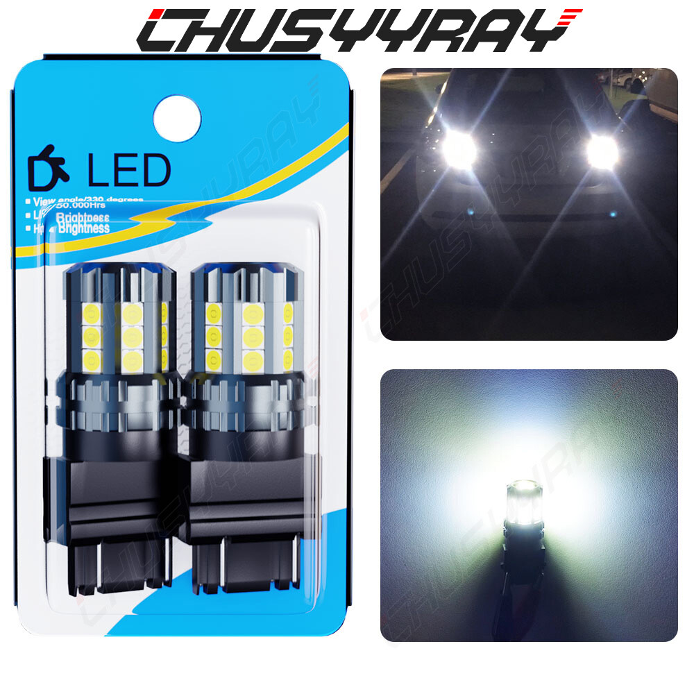 1000LM White 3156 3157 LED Reverse Backup Light Bulb For 2015-2021 Ford Mustang