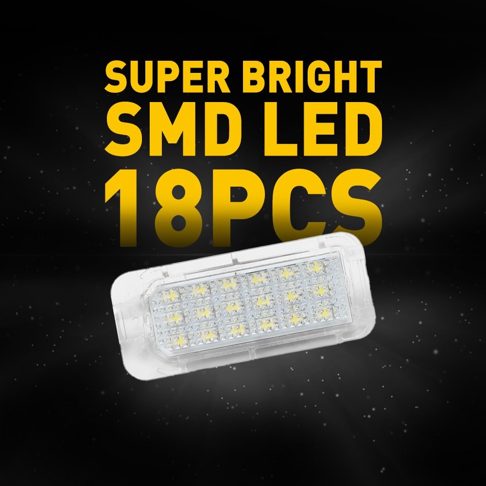 For Explorer Ford Fusion Escape White Expedition LED 18-SMD Plate License Lights
