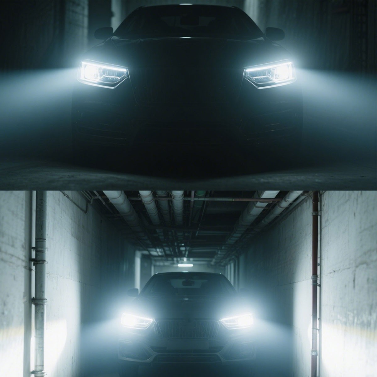H11 LED Headlight Super Bright Bulbs Kit 12000K White 330000LM High/Low Beam