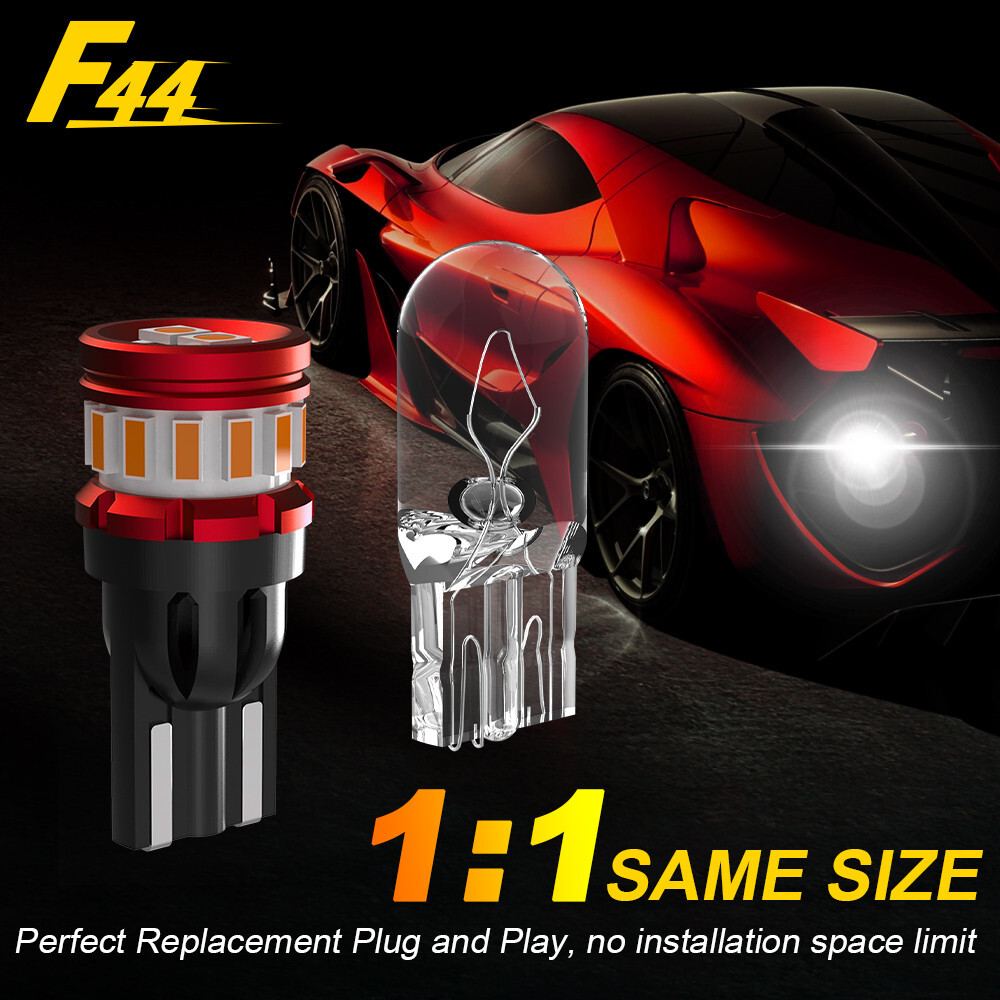 2x Amber LED Side Marker Light Bulbs 168 194 T10 For Toyota Camry 2002-2024