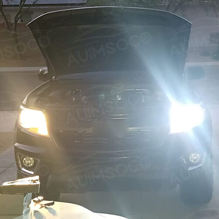 For Jeep Liberty 2008-2012 LED Headlight + Fog Lights Bulbs 9008 H13 9145 6000K
