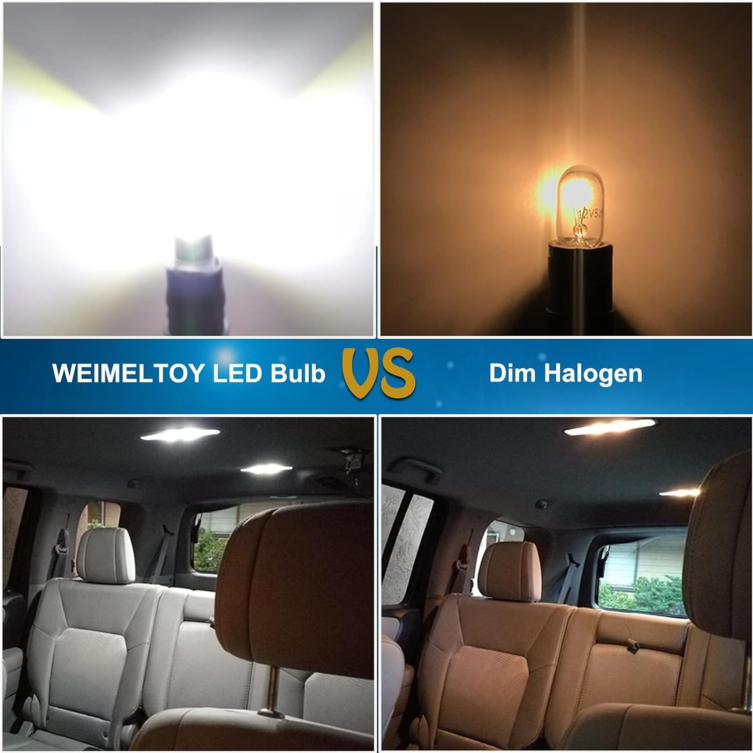 Adjustable 360° 194 LED Light Bulbs – 4pcs, No Hassle Returns – 50000 Hour Life