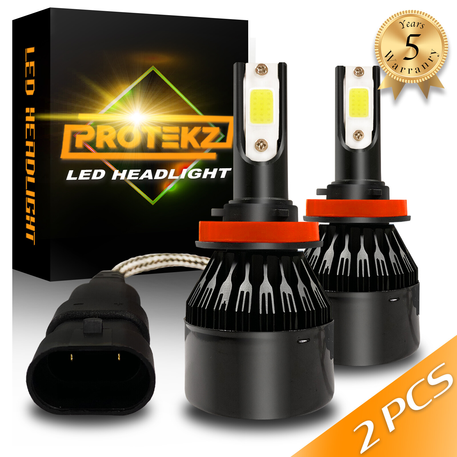 H1 LED Headlight Bulbs Kit CREE 6000K for Subaru Impreza 2004-2005 Low Beam