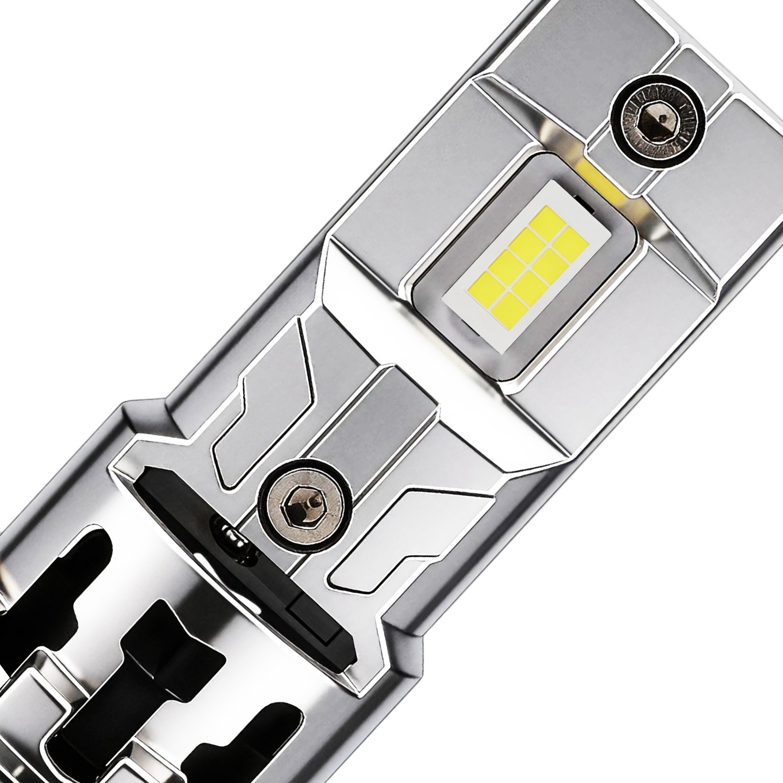 2pcs H7 LED Headlight Bulbs High Low Beam 28W 36000LM 6500K Bright White