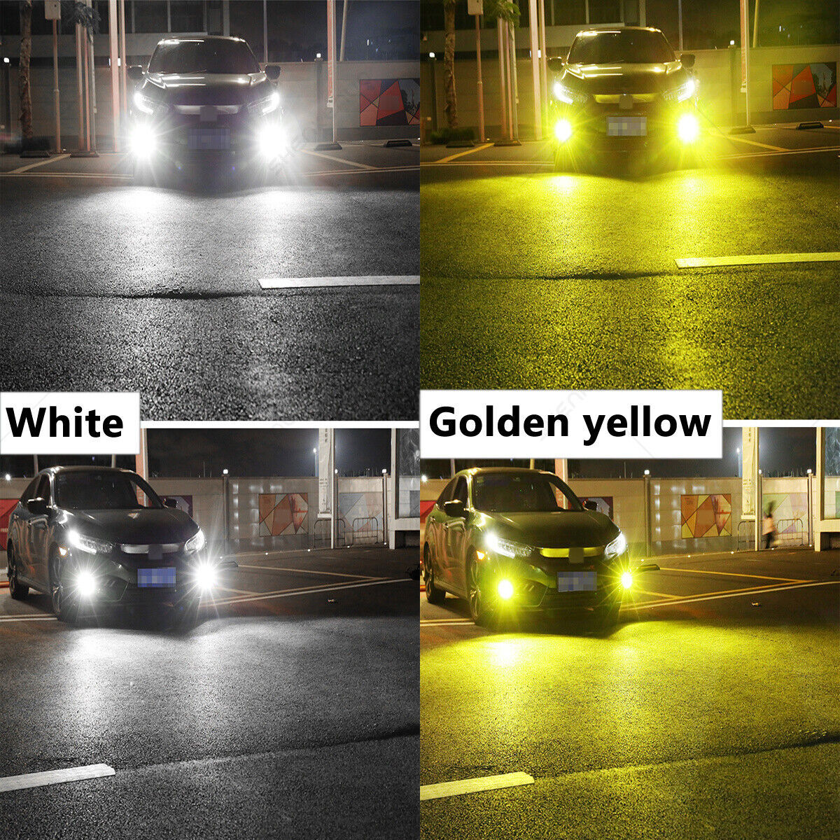 9006 Switchback Dual Color White YELLOW Daytime Running Light Bulb|Fog|Headlight