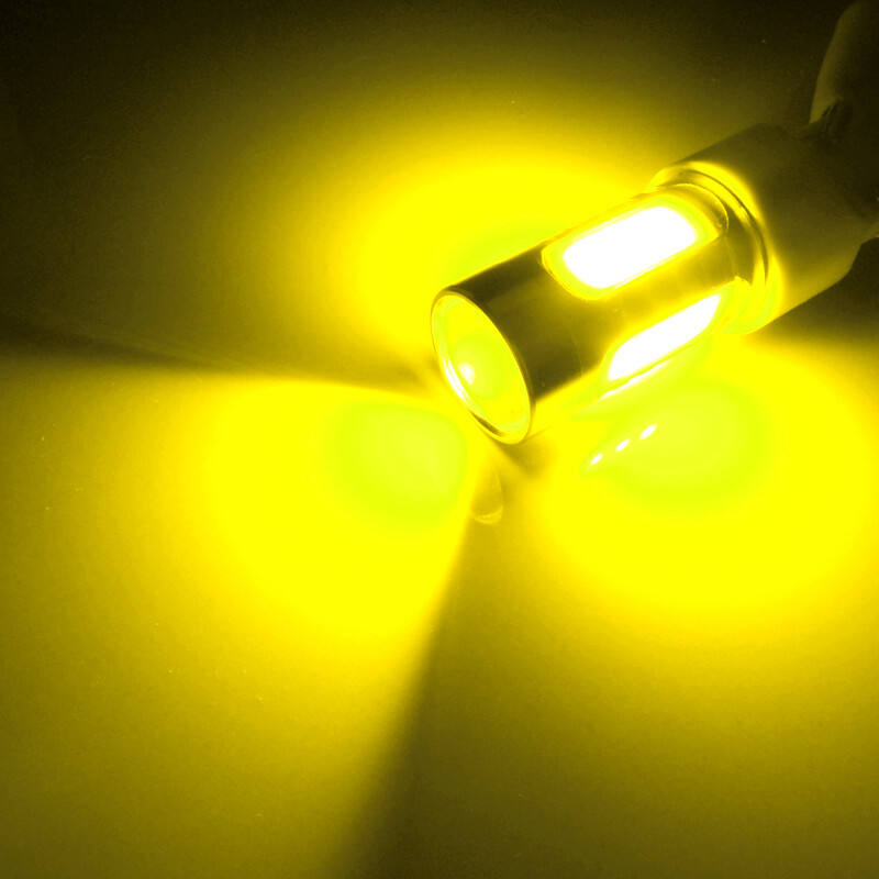 2PCS Golden Yellow 7440 7440A 992 Car Truck LED Turn Signal Light Bulbs W21W T20