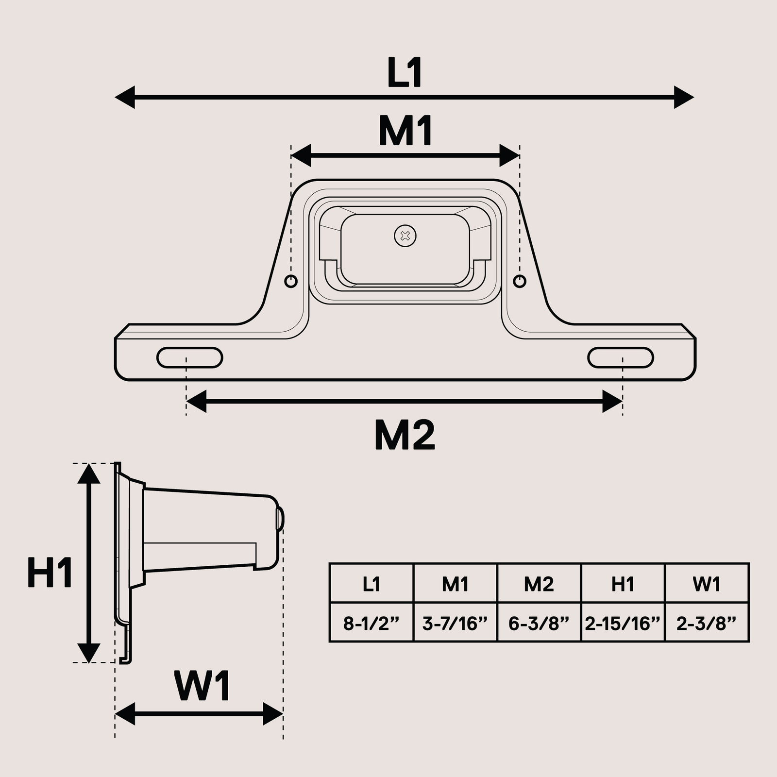 Chrome 12V DC Bracket-Mount DOT LED License Plate Light for Boat Trailer UTV ATV