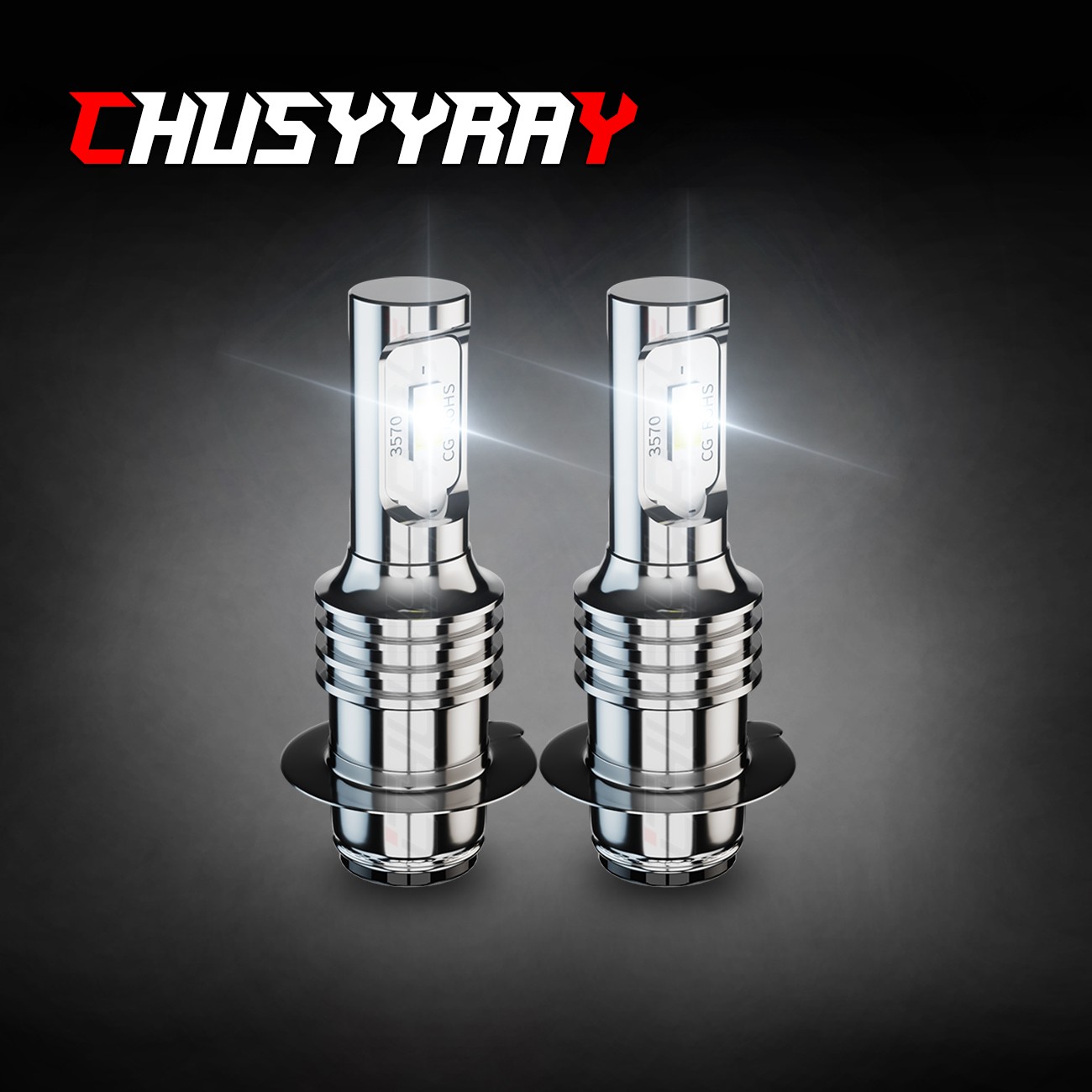 6K High Power HID LED Headlight H6 Bulbs For Yamaha Banshee 350 1997-2006 Lights